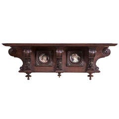 Antique Belgian Wall Shelf