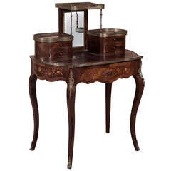 19th Century French Louis XV Marquetry Vanity/Desk ~ SALE ~