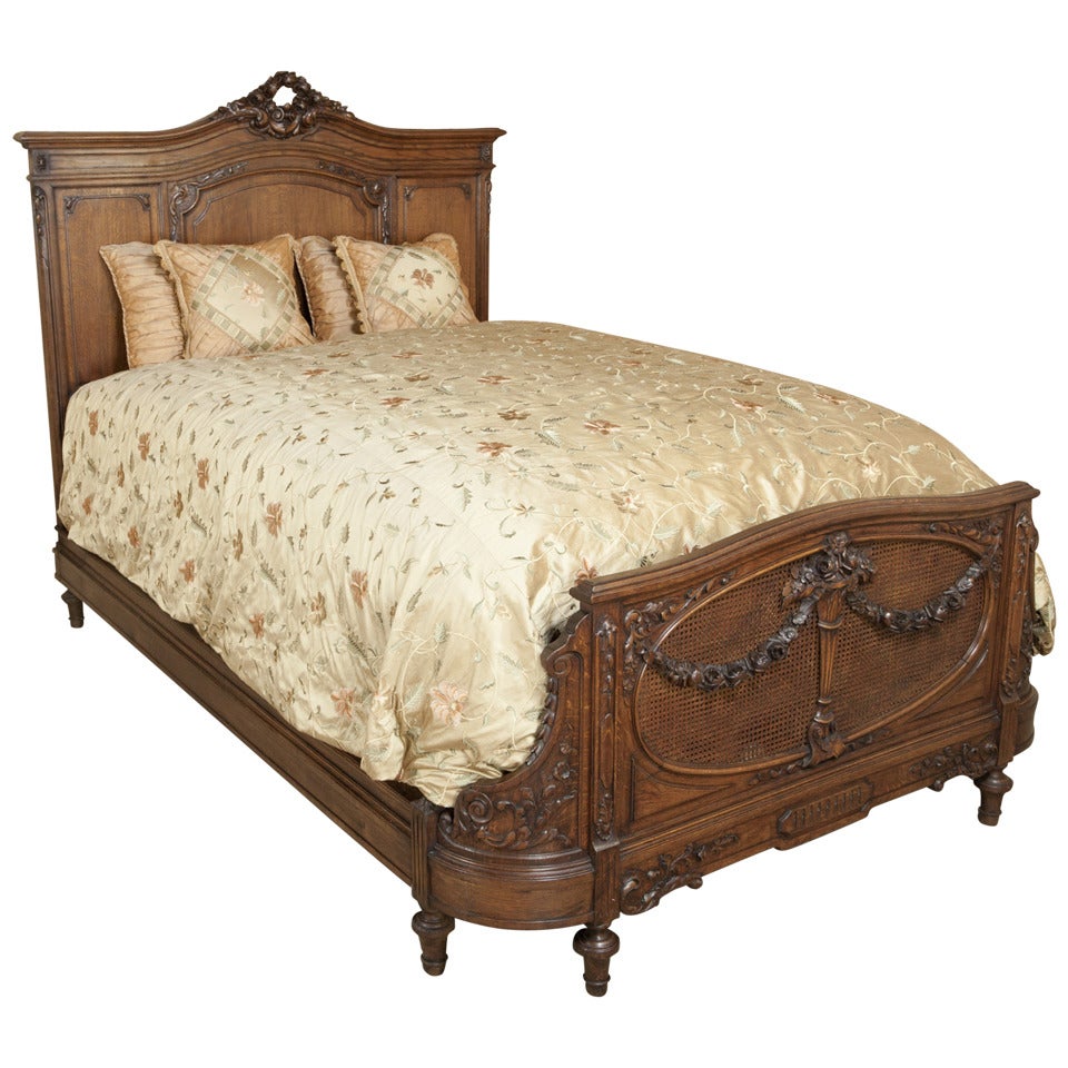 Antique French Louis XVI QUEEN Bed