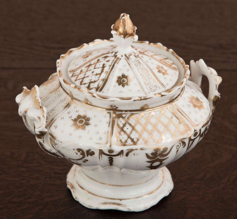 19th Century Antique Old Paris Porcelain Tea Set