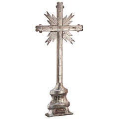 Antique Italian Giltwood Cross