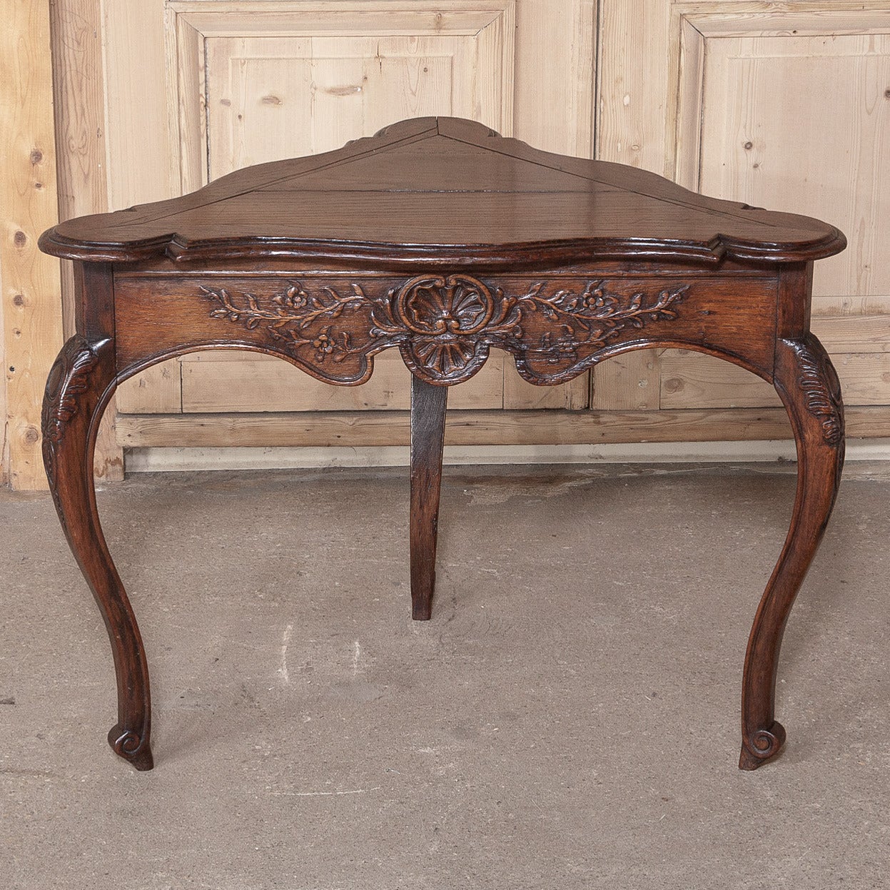 18th Century Country French Triangular End Table 1