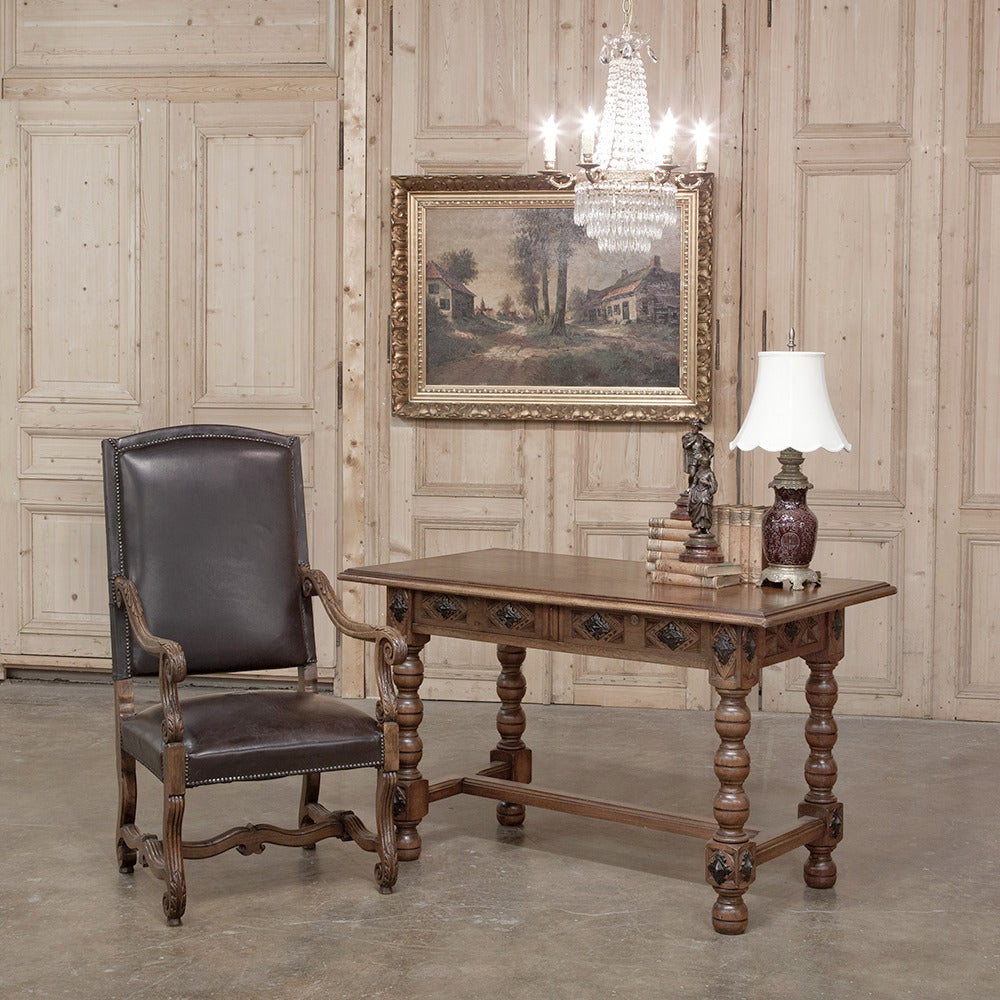 Vintage Rustic Writing Table