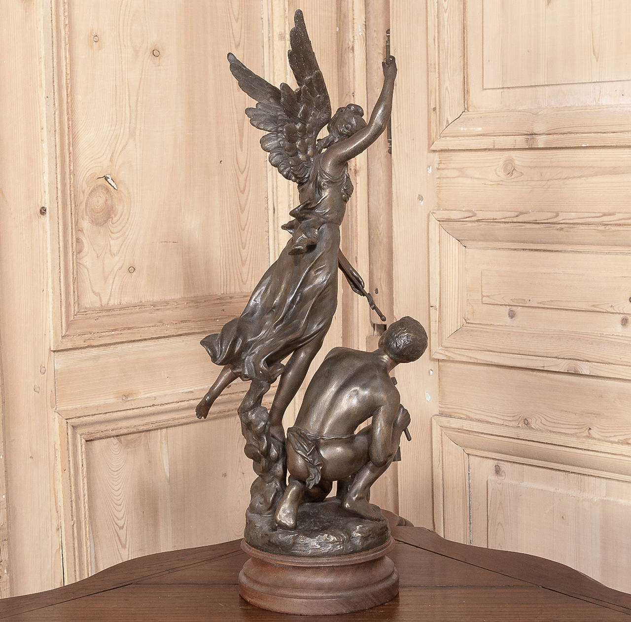 Beaux Arts 19th Century Spelter Statue