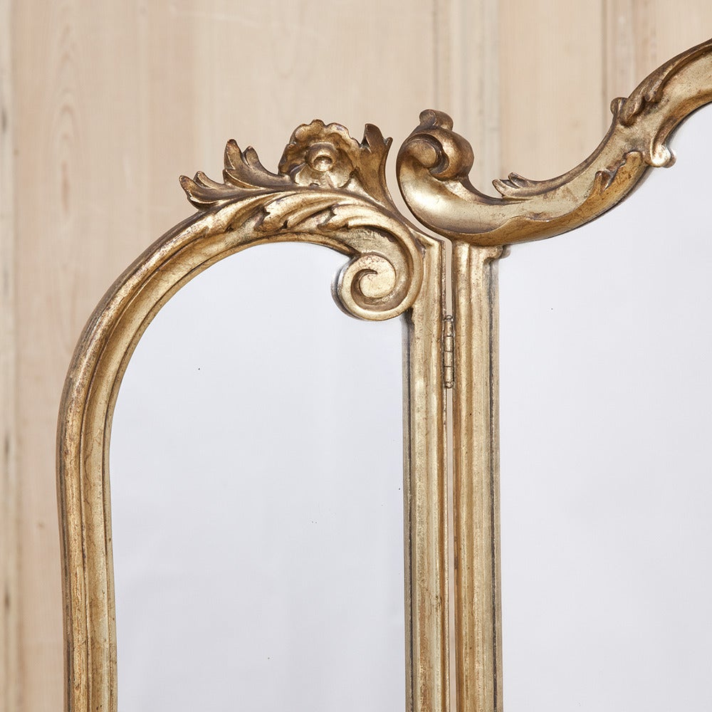 Late 19th Century 19th Century Italian Rococo Giltwood Vanity