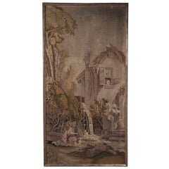 Antique Framed French Tapestry