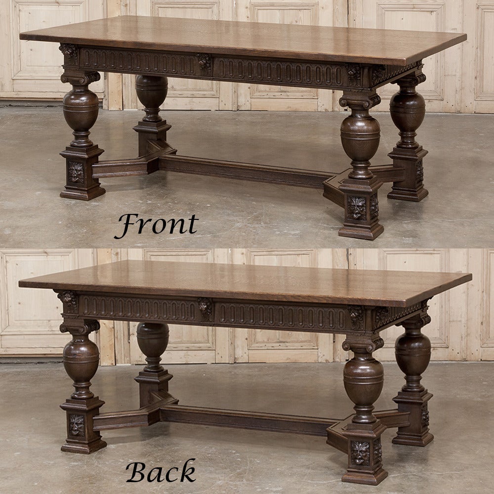 19th Century Tuscan Library Table