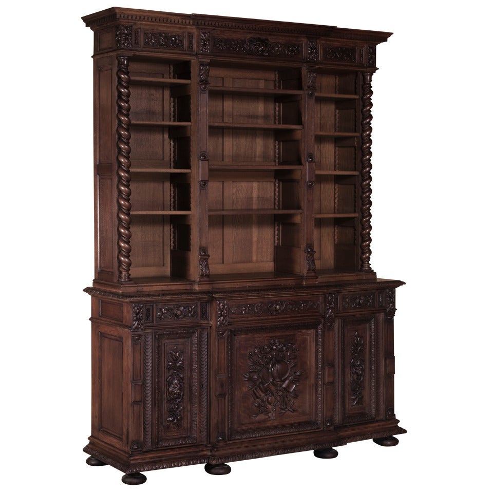 Antique Renaissance Bookcase