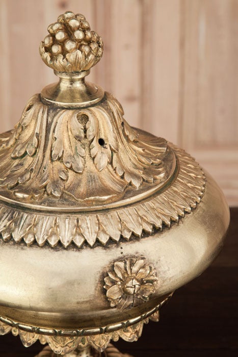 French Decorative Antique Bronze Finial