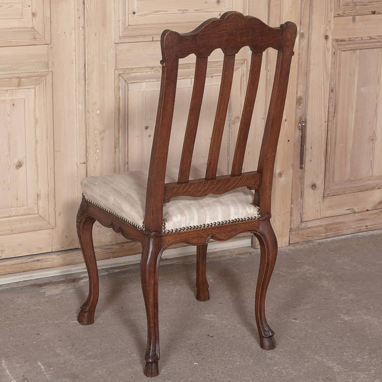 Set of Eight Country French Dining Chairs 2