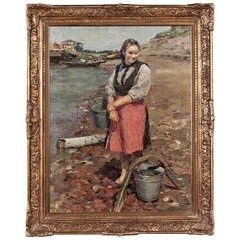Russian Oil Painting ca.1928