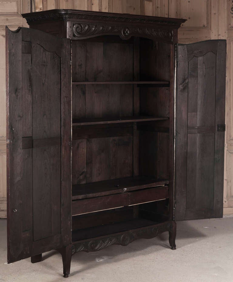 Antique Brittany Armoire 4