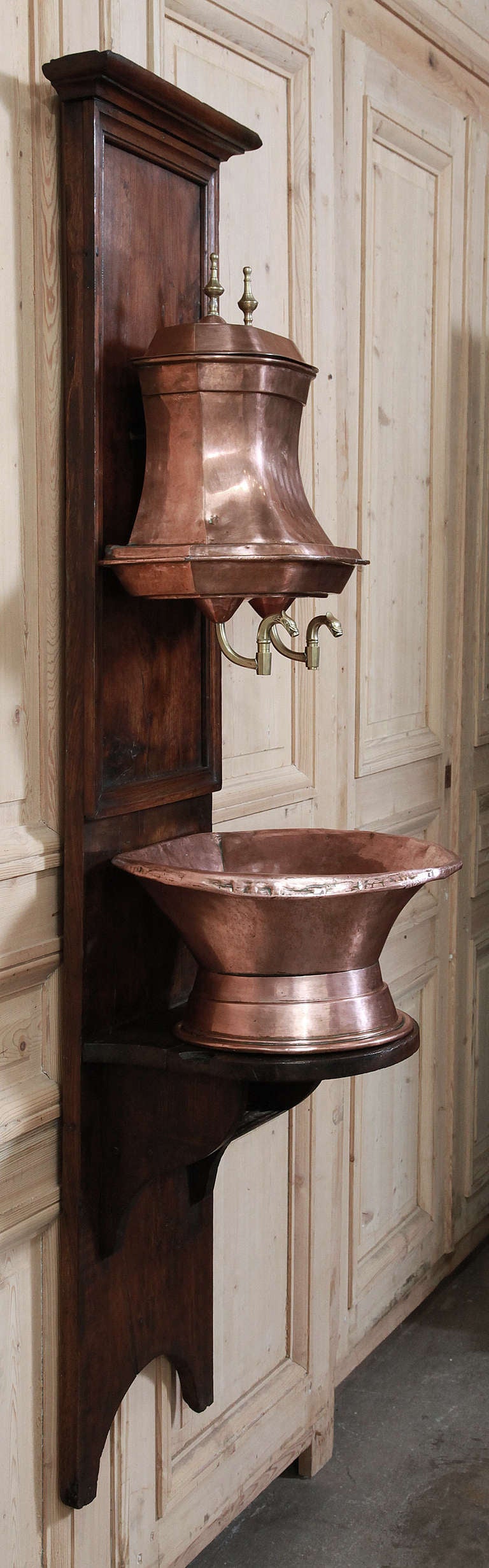 copper wall fountains