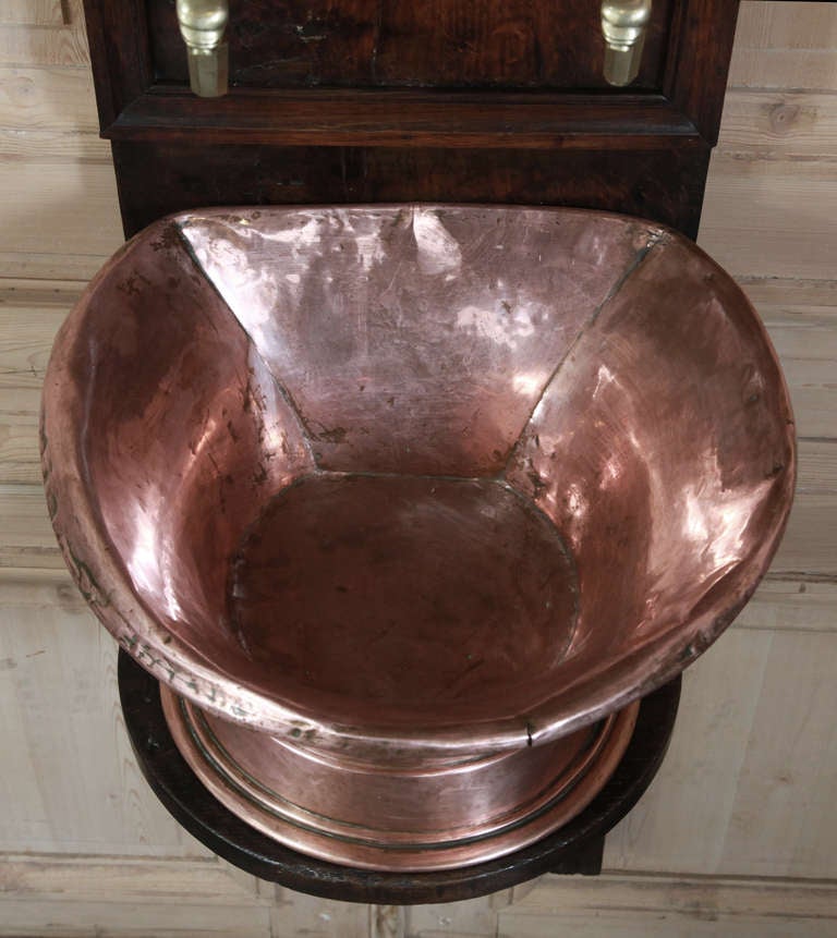 Antique French Copper Wall Fountain 1