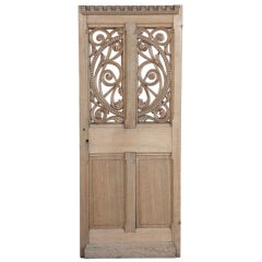 Antique French Gothic Pantry Door