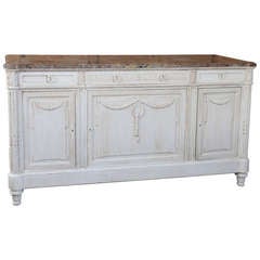 Antique French Louis XVI Marble Top Buffet   ~ SALE ~