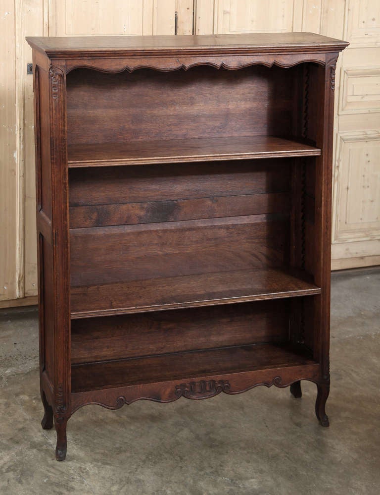 Perfect for the casual look, hand-crafted from solid French oak and featuring two adjustable shelves! 
Please note that the prices on our website are updated far more frequently than on 1stDibs, and that we have thousands more items that will never