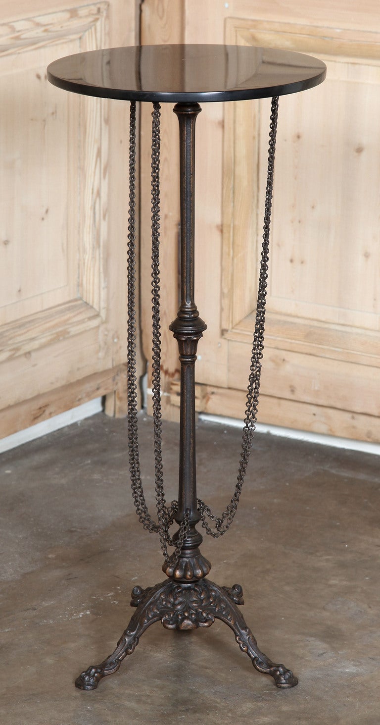 Vintage Empire Marble Top Gueridon