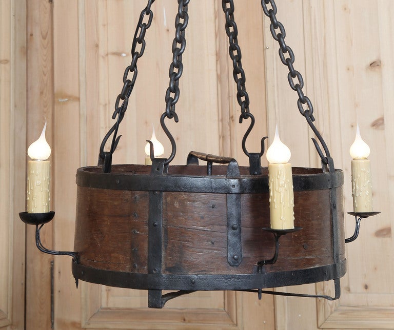 Rustic Antique Country French Chandelier