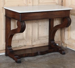 Antique Charles X Period Rosewood Console