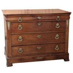 19th Century French Charles X Period Fruitwood Commode, Ca. 1830