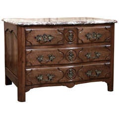  18th Century French Marble Top Louis XIV Commode