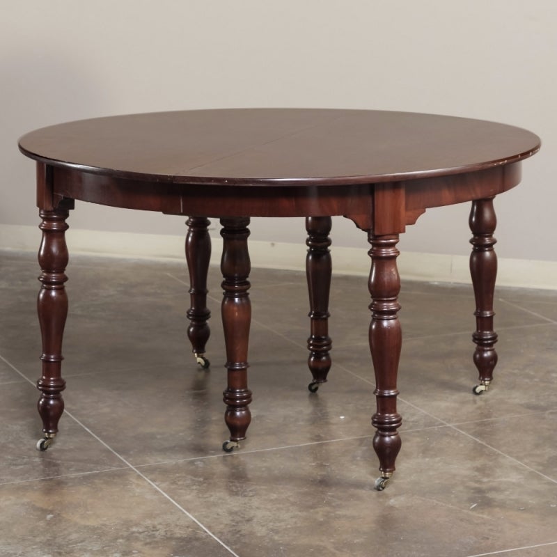 antique banquet table