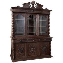 Antique French Renaissance Bookcase