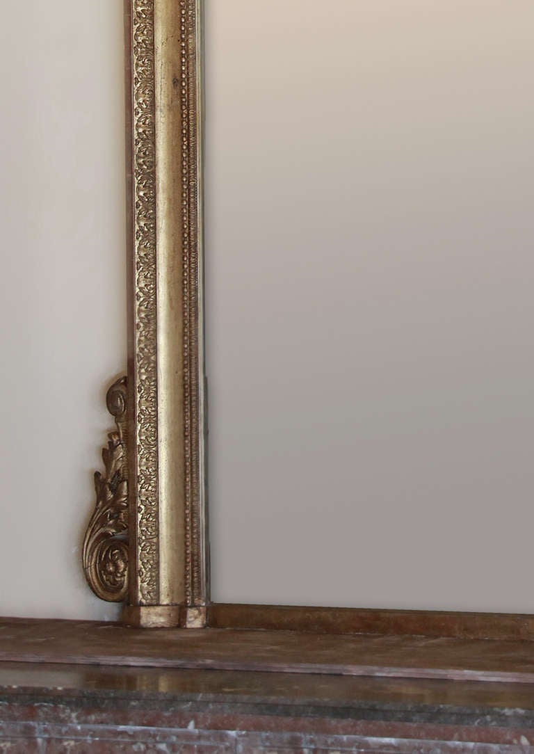 Antique French Louis XVI Gilded Mirror 3