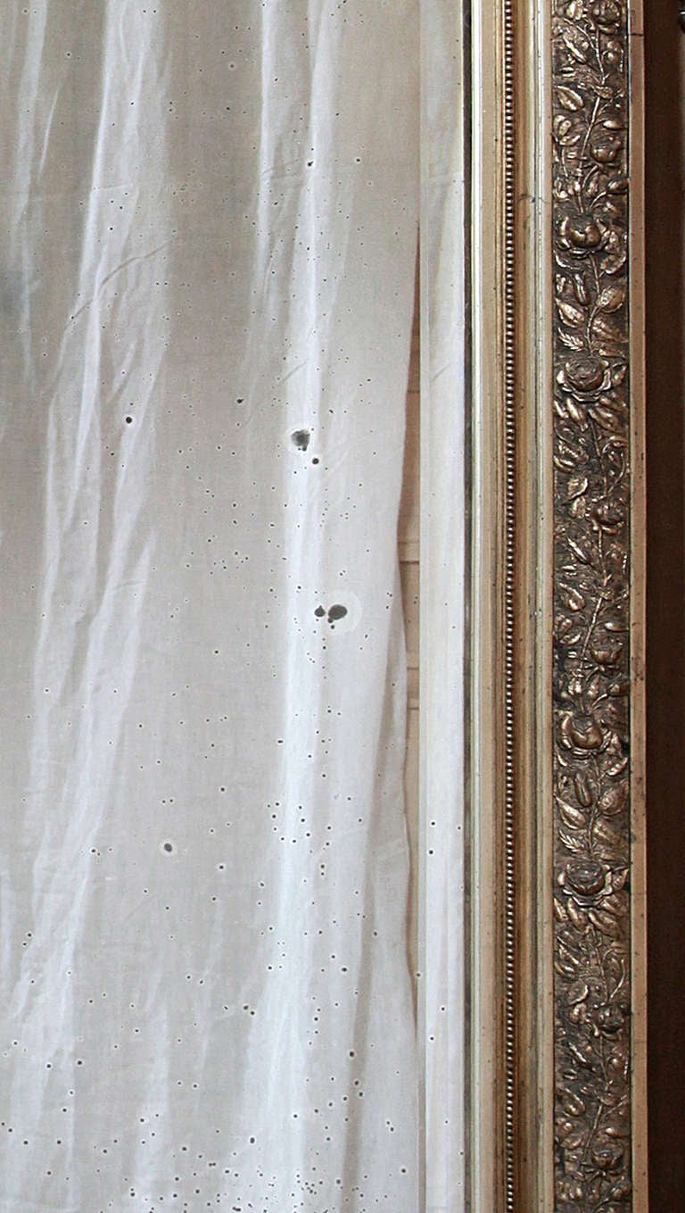 19th Century Antique French Louis XIV Gilded Mirror ~ Saturday Sale ~