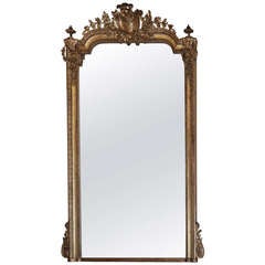 Antique French Louis XVI Gilded Mirror