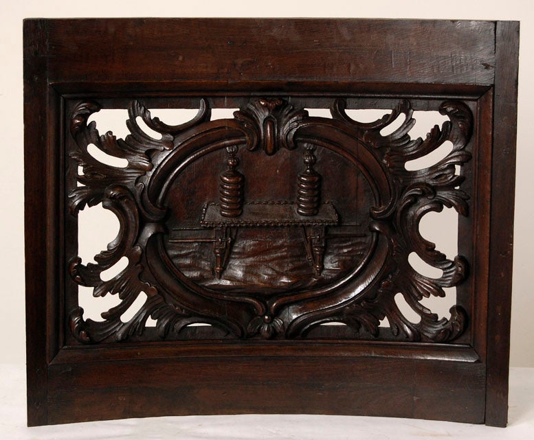 Antique Stair Rail Section from Synogogue