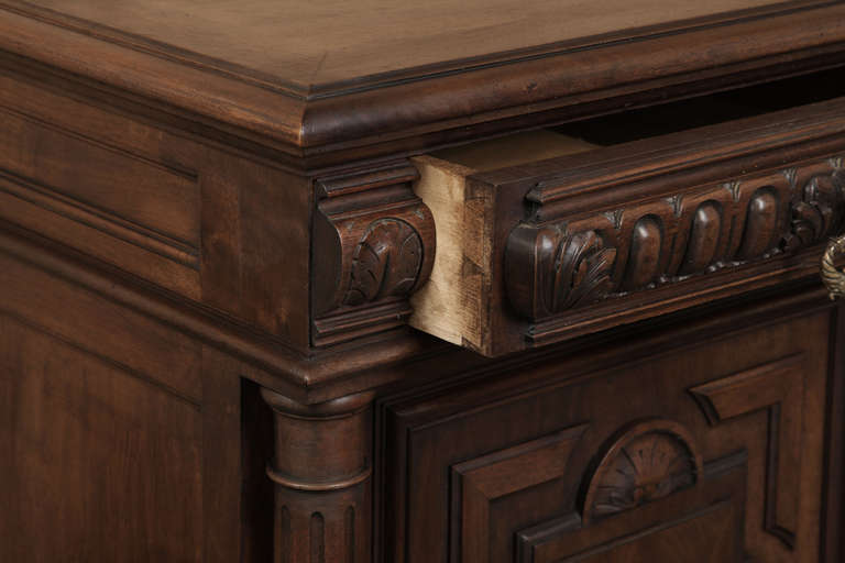 Antique French Henri II Walnut Buffet 2