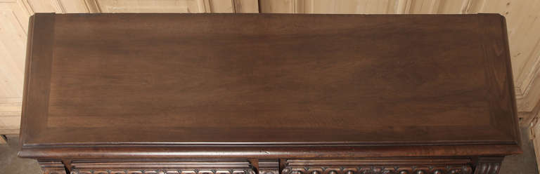 Antique French Henri II Walnut Buffet 5