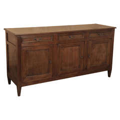 Antique Country French Cherry Wood Buffet
