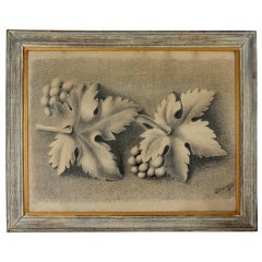 Framed Art - Charcoal on Parchment