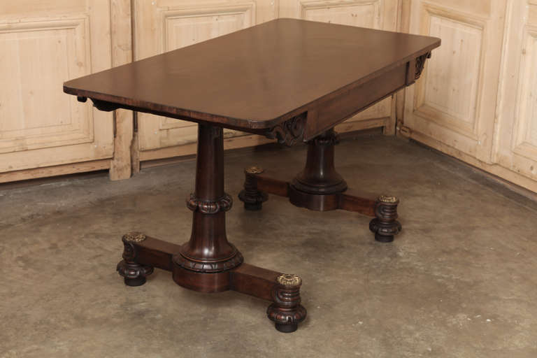 19th Century Antique English Writing Table