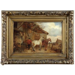 Antique Painting by Ferdinand de Braekeleer the Younger