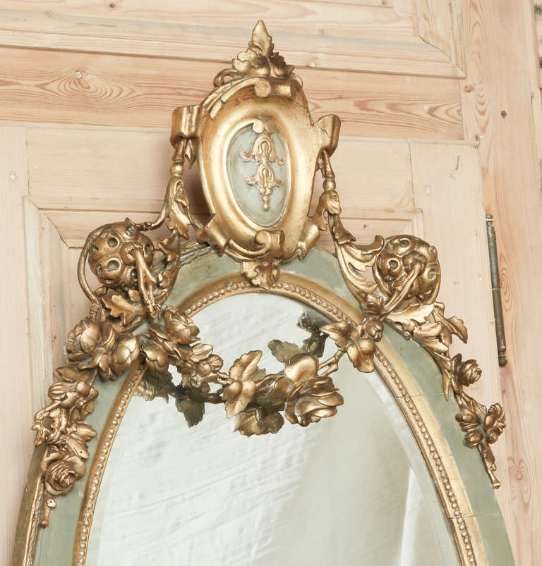 Antique Italian Baroque Cabinet Console with Mirror 5