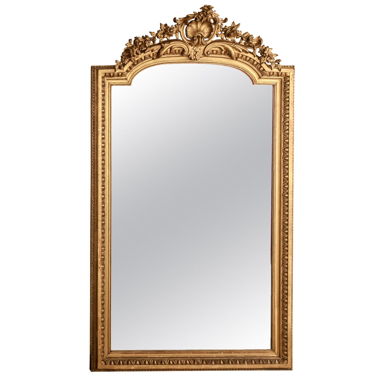 French Regence Gilded Mirror