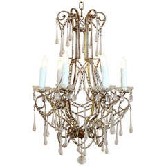 Antique Venetian Crystal Chandelier