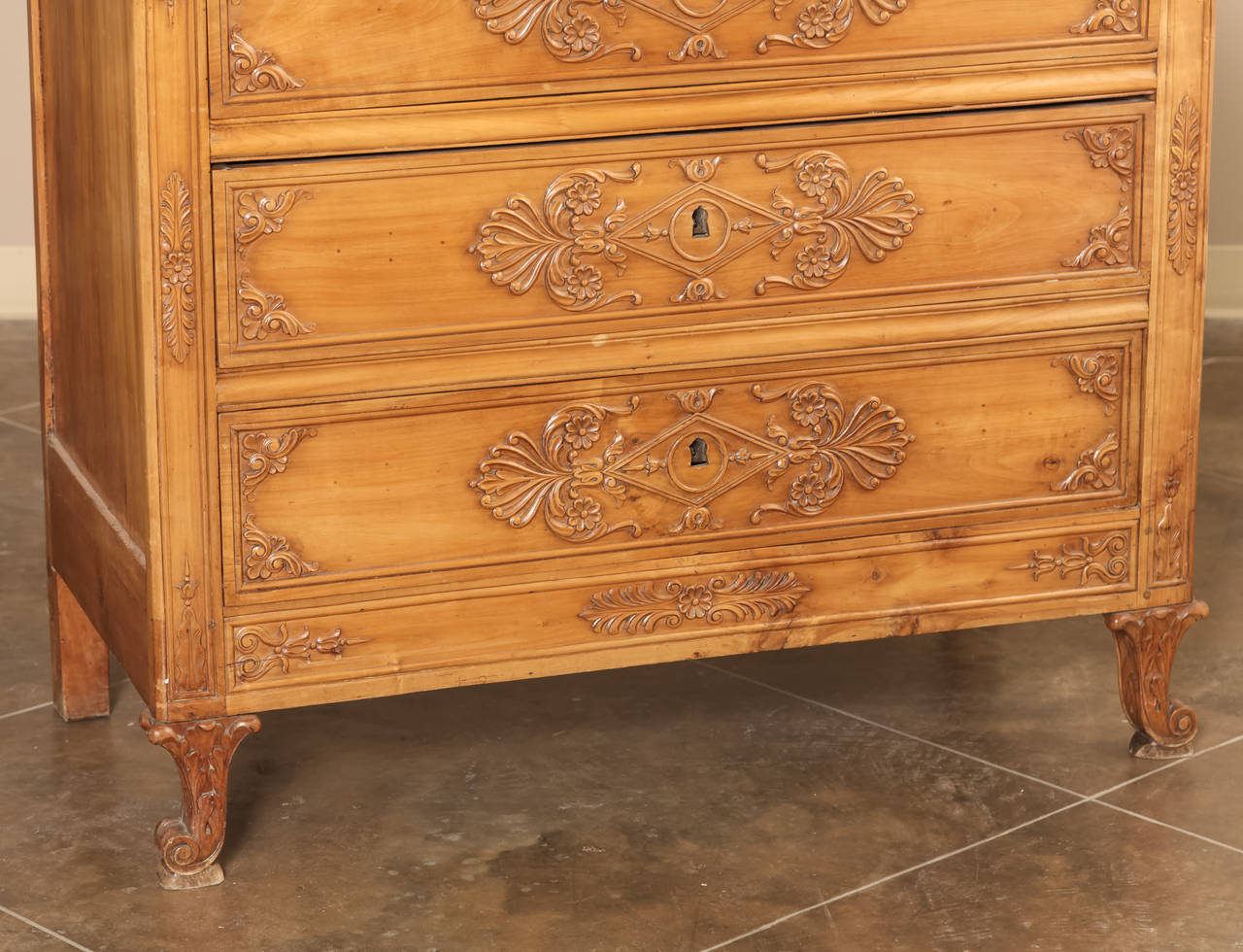 Country French Applewood Commode 1