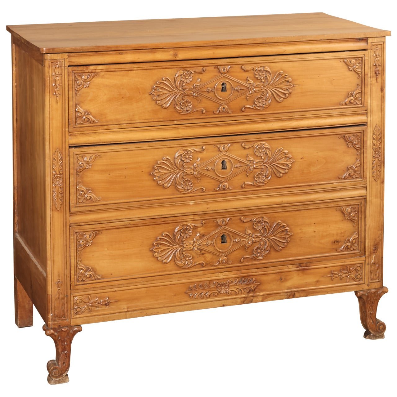 Country French Applewood Commode
