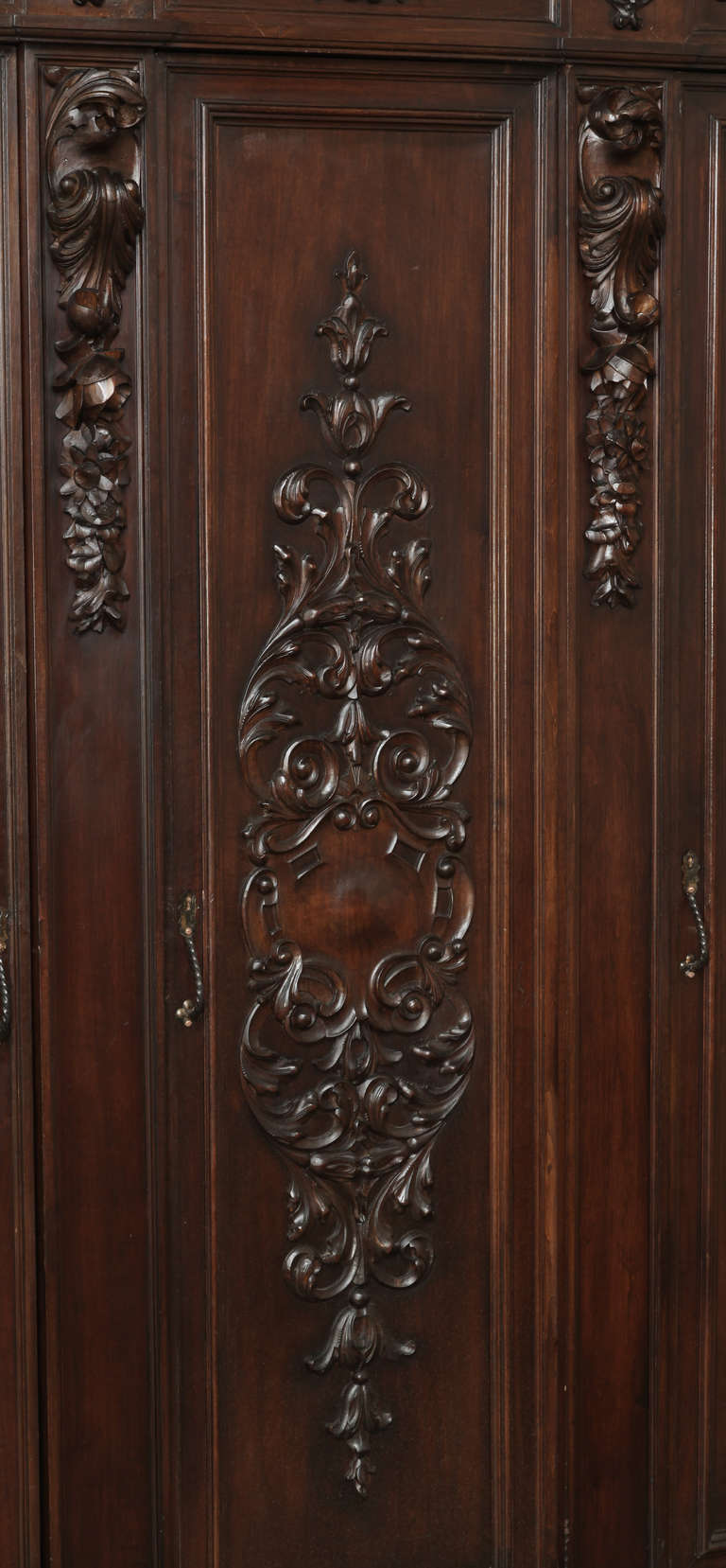 20th Century Vintage Italian Renaissance Walnut Armoire