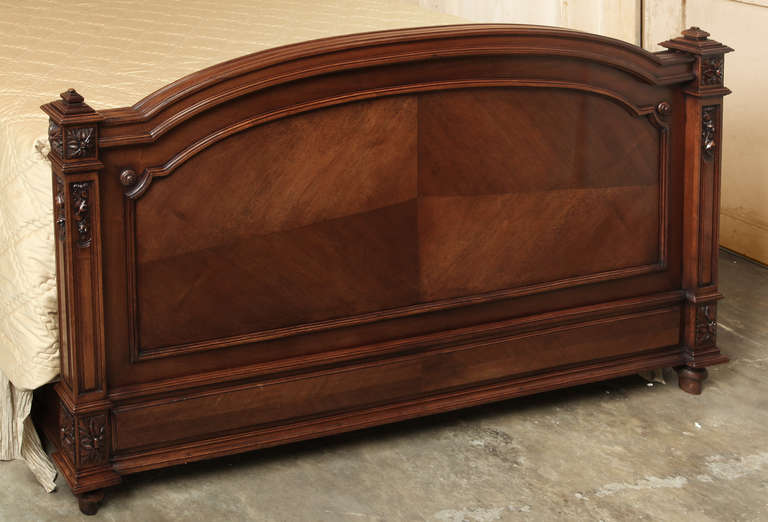 Antique French Louis XVI Walnut Queen Bed ~ Super SALE! 1
