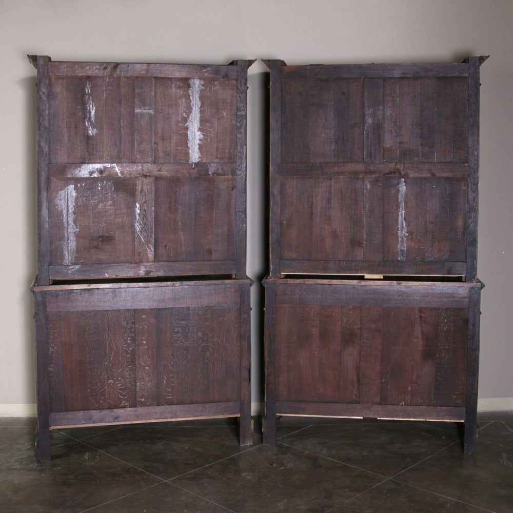 Pair of Louis Philippe Mahogany Bookcases 5