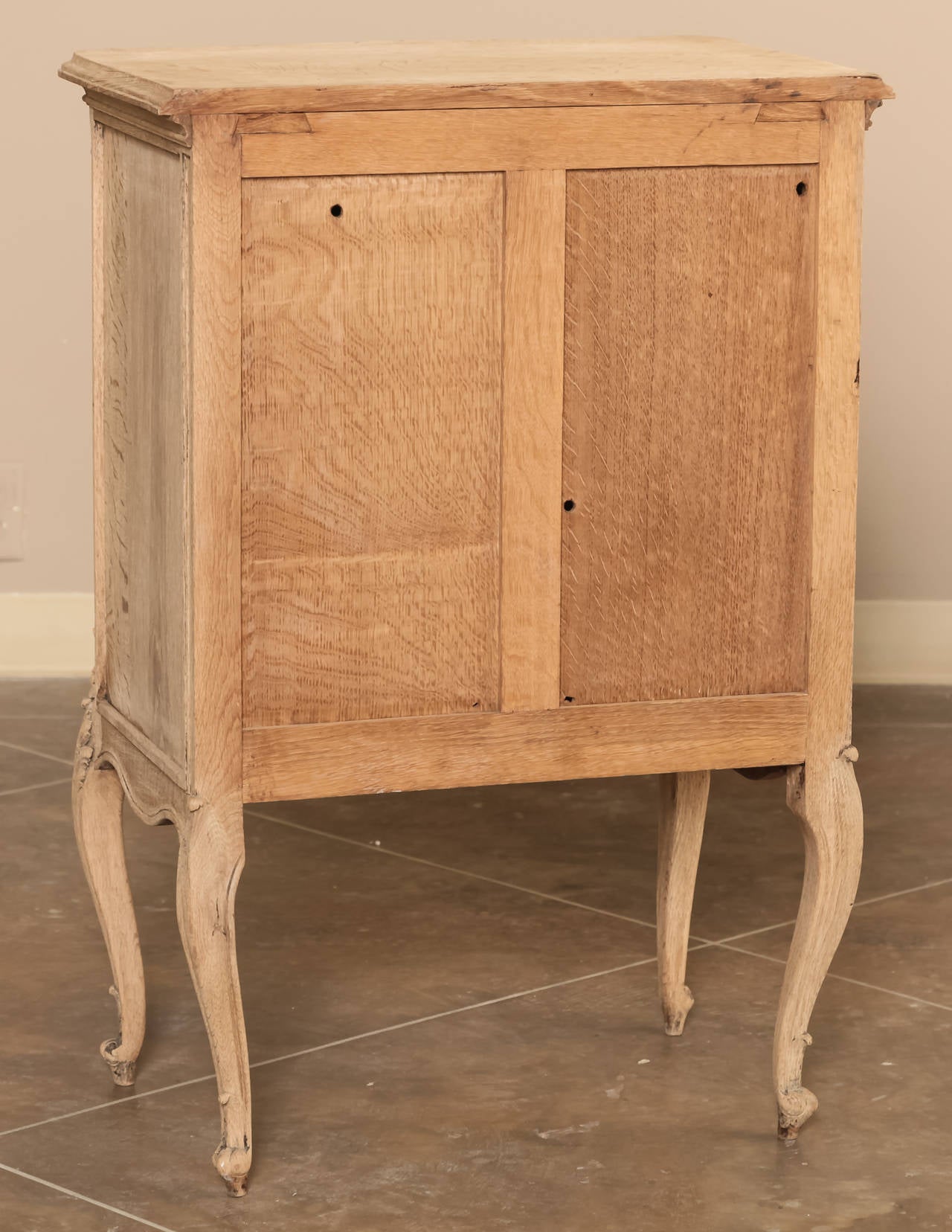 French Neoclassical Transitional Stripped Confiturier (Cabinet) in Oak 3