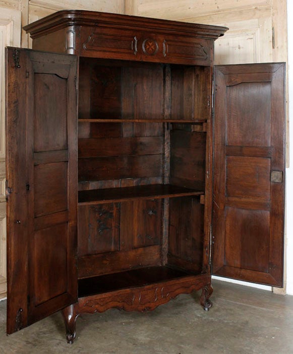 18th Century Country French Lyonaise Period Armoire at 1stdibs