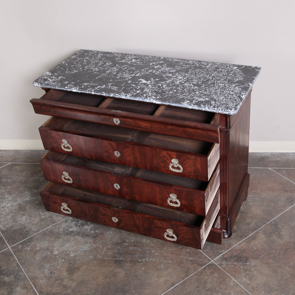 French Louis Philippe Period Mahogany Commode