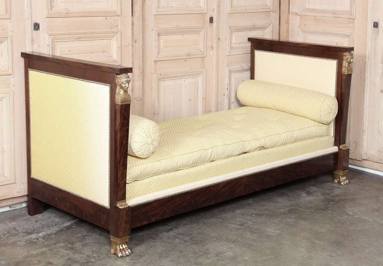 Antique 2nd Empire Period Day Bed 3